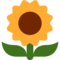 Sunflower emoji on Twitter